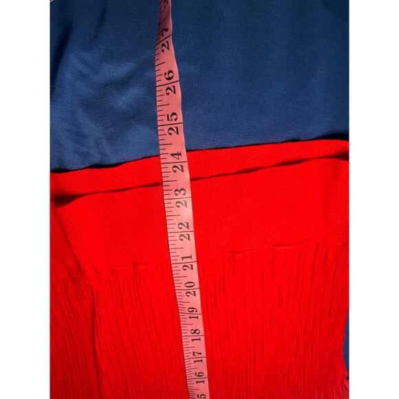 Chicos ombre pleated dolman sleeve womens XXL romantic holiday career old money - Picture 7 of 7